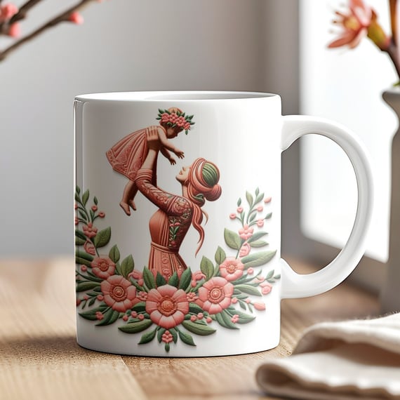 Caneca 3D - Dia das Mães - Mãe e Filho #10