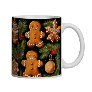 Caneca 3D - Natal - Gingerbread