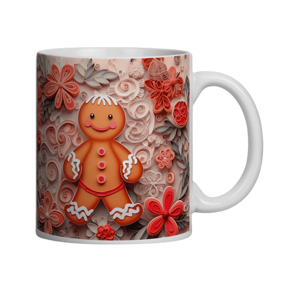 Caneca 3D - Natal - Gingerbread