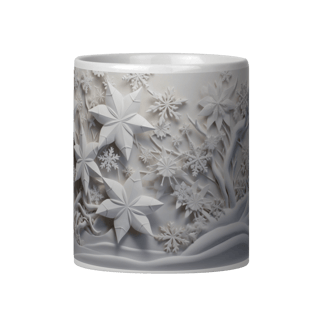 Caneca 3D - Natal - Arte White
