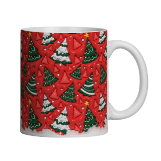 Caneca 3D - Natal - Pinheiros