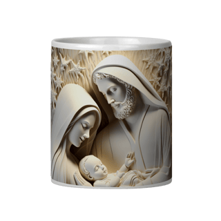 Caneca 3D - Natal - Sagrada Família