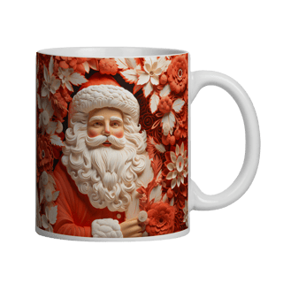 Caneca 3D - Natal - Papai Noel