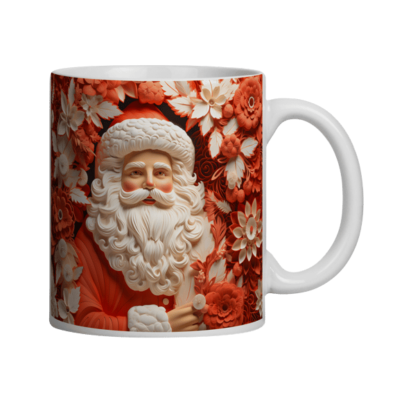 Caneca 3D - Natal - Papai Noel