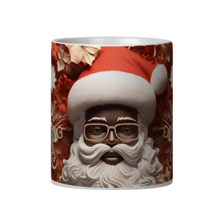 Nome do produto Caneca 3D - Natal - Papai Noel
