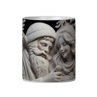 Nome do produto Caneca 3D - Natal - Família Noel