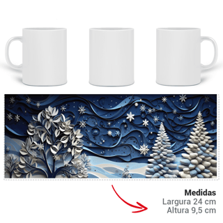 Nome do produto Caneca 3D - Natal - Cenário