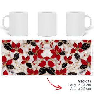 Nome do produto Caneca 3D - Natal - Mármore