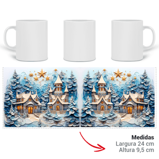 Nome do produto Caneca 3D - Natal - Cenário