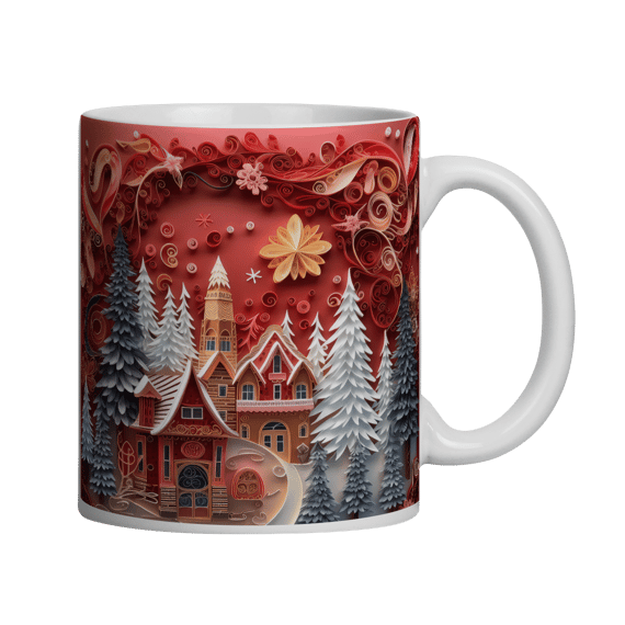 Caneca 3D - Natal - Cenário