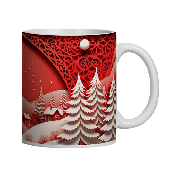 Caneca 3D - Natal - Cenário