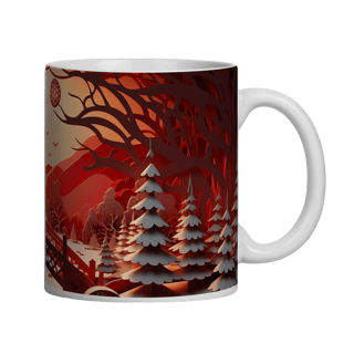 Caneca 3D - Natal - Cenário