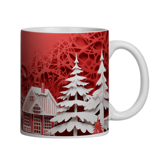 Caneca 3D - Natal - Cenário