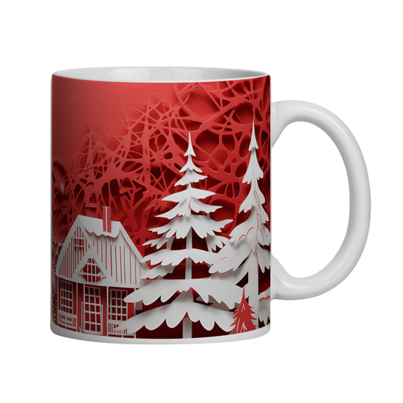 Caneca 3D - Natal - Cenário