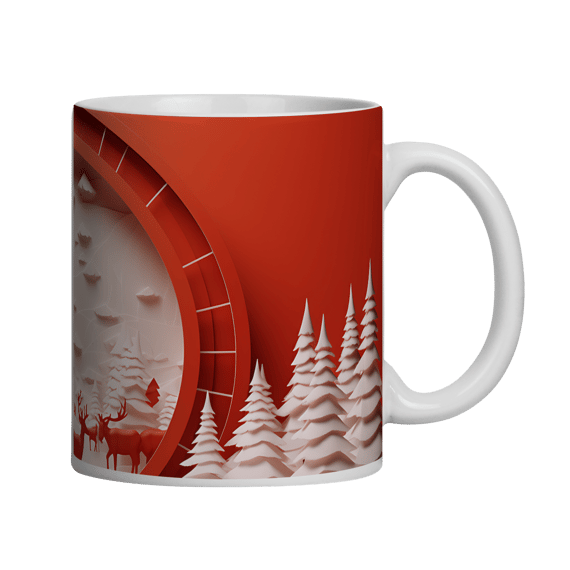 Caneca 3D - Natal - Cenário