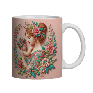 Nome do produto Caneca 3D - Dia das Mães - Mãe e Filho #01
