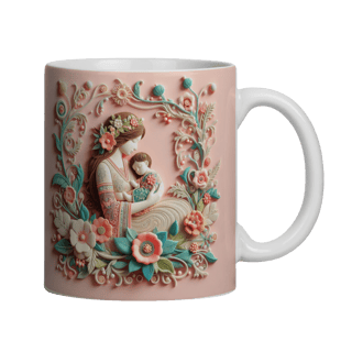 Nome do produto Caneca 3D - Dia das Mães - Mãe e Filho #02