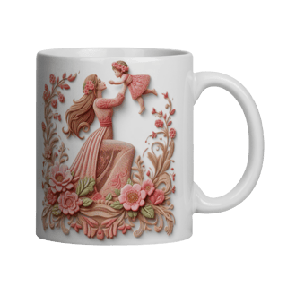 Nome do produto Caneca 3D - Dia das Mães - Mãe e Filho #09