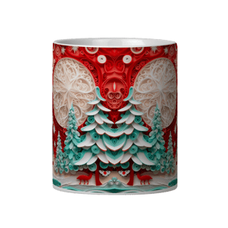 Nome do produto Caneca 3D - Natal - Vila