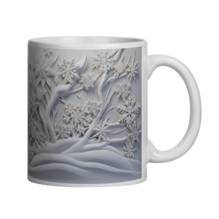 Nome do produto Caneca 3D - Natal - Arte White