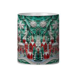 Nome do produto Caneca 3D - Natal - Vila