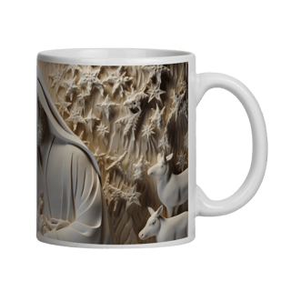 Nome do produto Caneca 3D - Natal - Sagrada Família