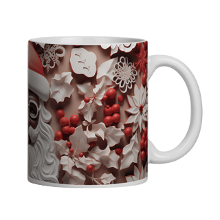 Nome do produto Caneca 3D - Natal - Papai Noel