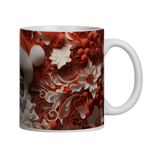 Nome do produto Caneca 3D - Natal - Papai Noel