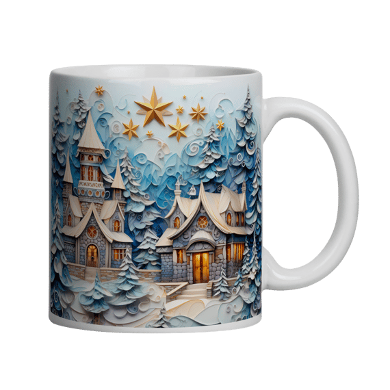 Caneca 3D - Natal - Cenário
