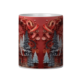 Nome do produto Caneca 3D - Natal - Cenário