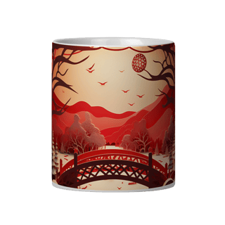 Nome do produto Caneca 3D - Natal - Cenário