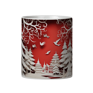 Nome do produto Caneca 3D - Natal - Cenário