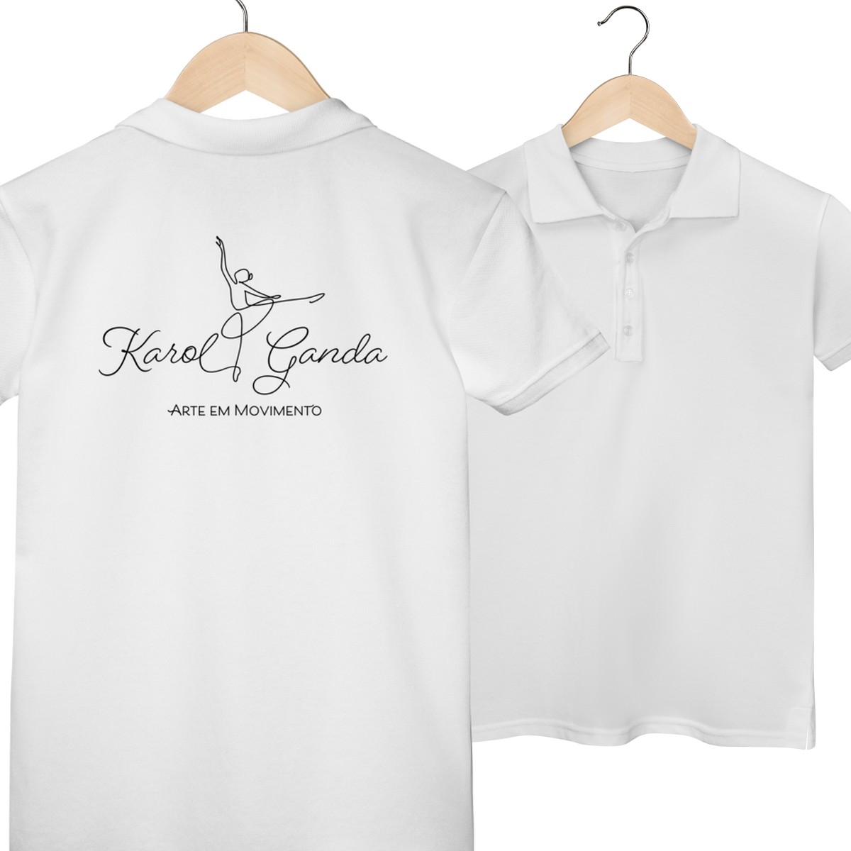 Nome do produto: Camisa Polo Feminina - Karol Ganda