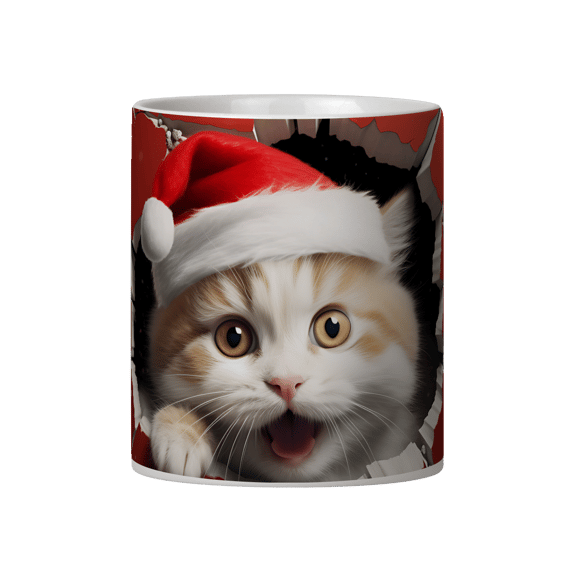 Caneca 3D - Natal - Gato