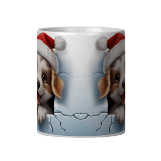 Nome do produto Caneca 3D - Natal - Cachorro