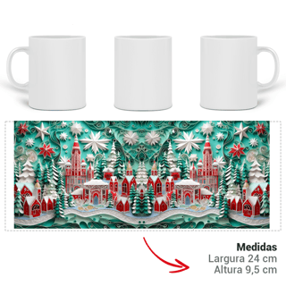 Nome do produto Caneca 3D - Natal - Vila