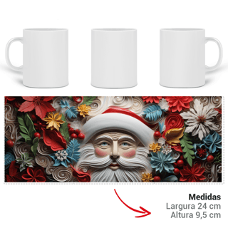 Nome do produto Caneca 3D - Natal - Noel