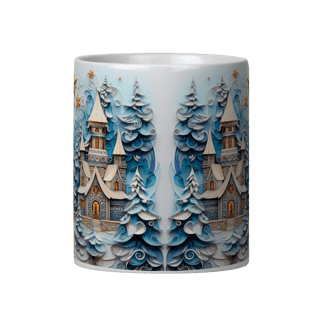 Nome do produto Caneca 3D - Natal - Cenário
