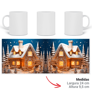 Nome do produto Caneca 3D - Natal - Cenário
