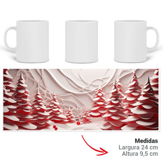 Nome do produto Caneca 3D - Natal - Cenário