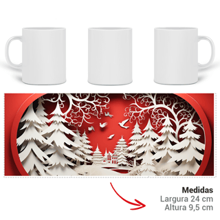 Nome do produto Caneca 3D - Natal - Cenário