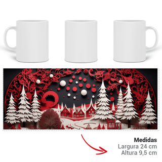 Nome do produto Caneca 3D - Natal - Cenário