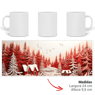 Nome do produto Caneca 3D - Natal - Cenário