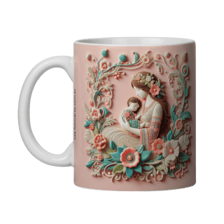 Nome do produto Caneca 3D - Dia das Mães - Mãe e Filho #02