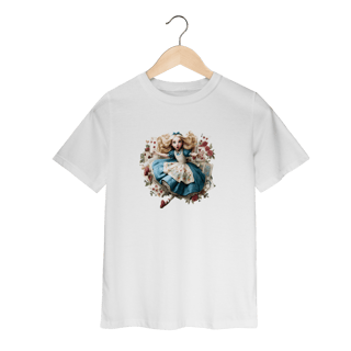 Nome do produto Camiseta Quality Infantil (2 à 8 anos) - Alice in Wonderland - Art #1