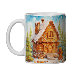 Nome do produto Caneca 3D - Natal - Gingerbread