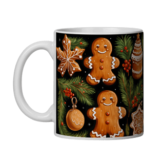 Nome do produto Caneca 3D - Natal - Gingerbread