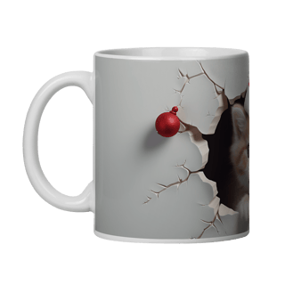 Nome do produto Caneca 3D - Natal - Gato