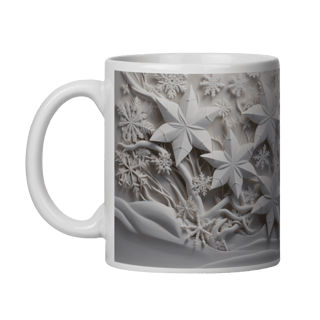 Nome do produto Caneca 3D - Natal - Arte White