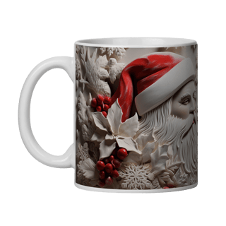 Nome do produto Caneca 3D -Natal - Família Noel